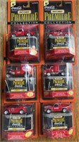 6-Matchbox Coca-Cola Premiere collection cars