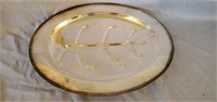 Oval Shaped Silverplated Serving Tray