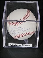 Authentic Autographed Mariano Rivera Baseball w