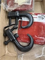 2-  black tow hook kit