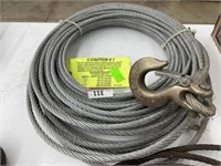 Wench cable w/ hook