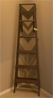 6 Foot Wooden Step Ladder - Vintage
