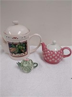 Group of decorative teapot