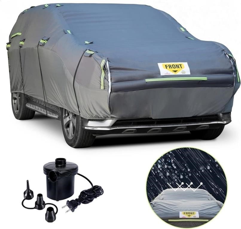 Hail Car Cover with Air Pump 166"-198''