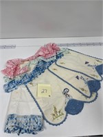 Linens Crochet Ladies Skirt Towel & Napkins