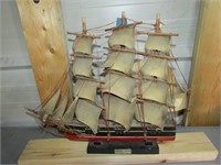 Vintage 18 Inch Hand Crafted Wooden Model Cutty