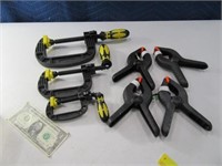 Lot New asst Poly Clamps tools