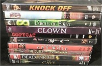 10 Lightly Used DVD's