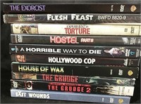 10 Lightly Used DVD's