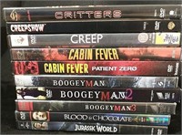 10 Lightly Used DVD's