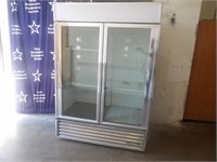 True Refeigerator Double Glass Door  54" X 30" X