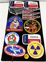 12 MISC VINTAGE PATCHES