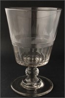 Large 19th Century Georgian Glass Rummer,