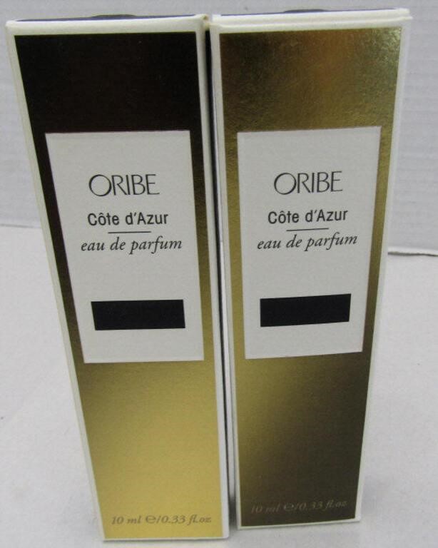 2 Oribe Cote d'Azur .33fl oz Roller Perfumes