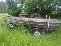 Tracker Topper 14 with trailer