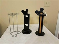 Mickey Cup Holder, Paper Towel Holder & More