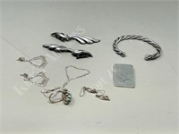 7pcs silver 925 jewelry