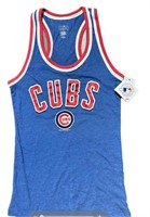 Wms Chicago Cubs Racer Back Tank Size S