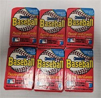 Donruss Baseball 6 Packs of Baseball Cards