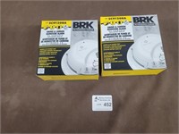 2 BRK Smoke & Carbon Monoxide Alarms (Wired)