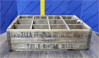 Vintage Casella Springs Wooden Crate