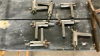 7 milling clamps,large u-bolts,wrenches and misc.