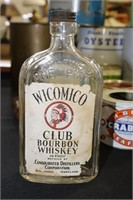 Wicomico Club Bourbon Whiskey 1 Pint Bottle