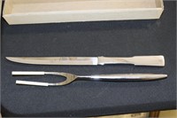 Carvel Hall Meat Carving Set (Knife is marked)