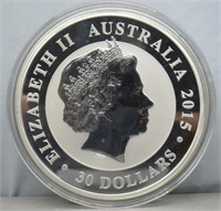 2015 1 Kilo .999 Silver Australian Kookaburra.