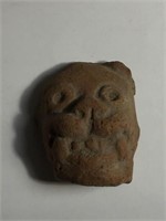 ANCIENT INDUS VALLEY CARVED STONE HEAD B.C.