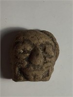 ANOTHER ANCIENT INDUS VALLEY CARVED STONE HEAD B.C
