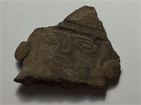 ANCIENT B.C. CARVED STONE HEAD
