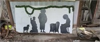 4'x8' sheet plywood  1/4" with nativity seen