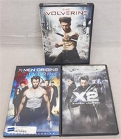 C12) 3 DVDs Movies Action Sci-Fi The Wolverine