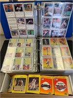 Binders full & Box of 1991 - 1991 Baseball Cards