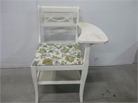 23"x 18"x 31" Vtg Wood Telephone Table/Chair