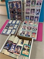 Binders Full & Box of Baseball Cards 1991 - 1993