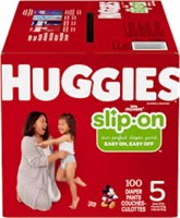 Huggies Little Movers Slip-On Diaper Pants, Size