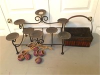 Decorative 8 Candle Stand Etc