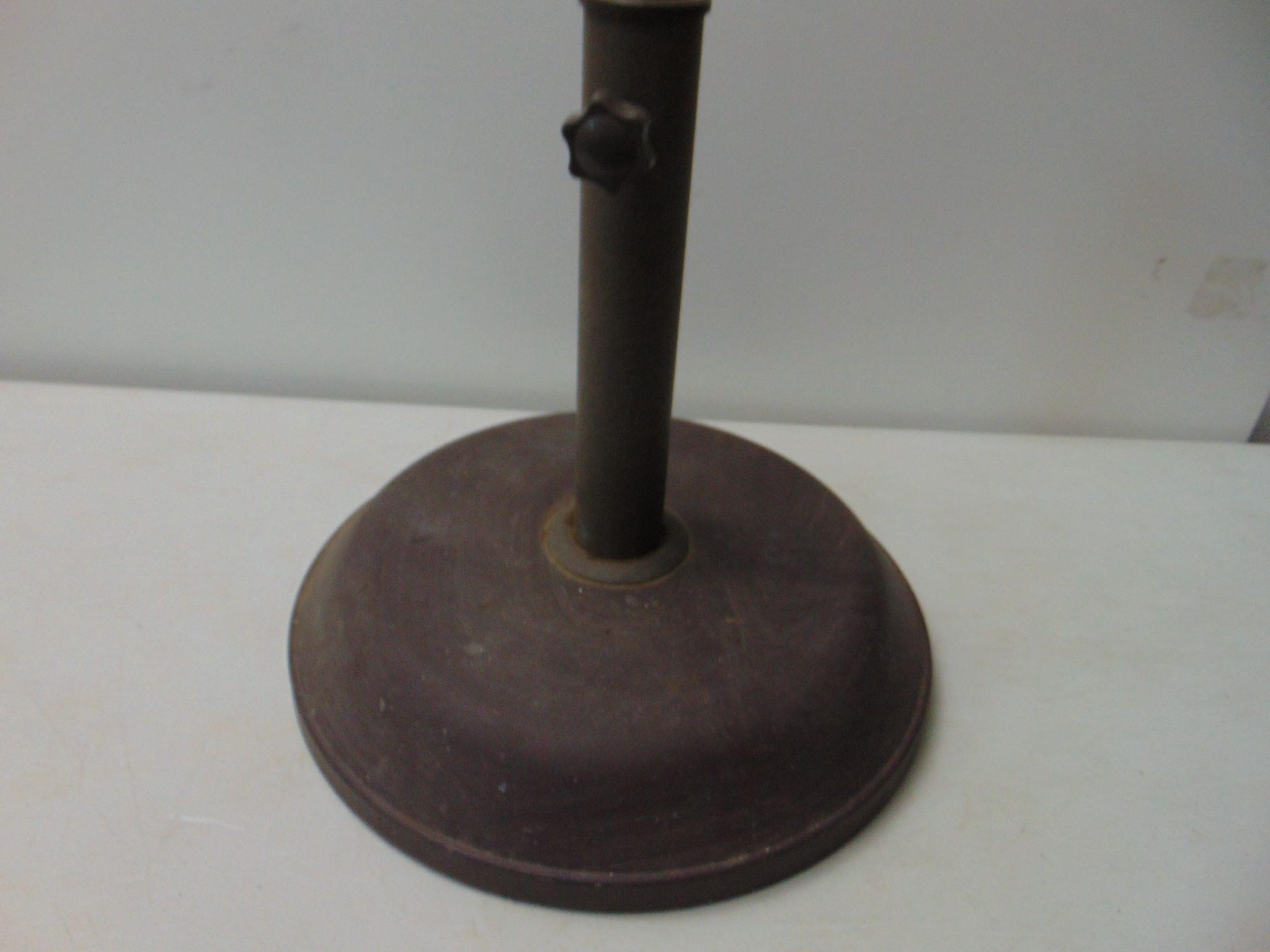 Heavy Metal Umbrella Base - Weighs about 30 lbs