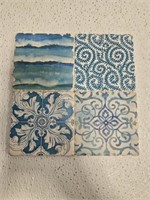 Set of 4 Blue Themed Coasters