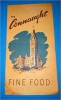 The Connaught Fine Food Menu 34 Elgin Ottawa