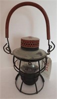 Antique Pennsylvania Railroad lantern with