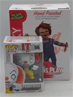 (DD) Funko Pop Pennywise from IT.  And Chucky