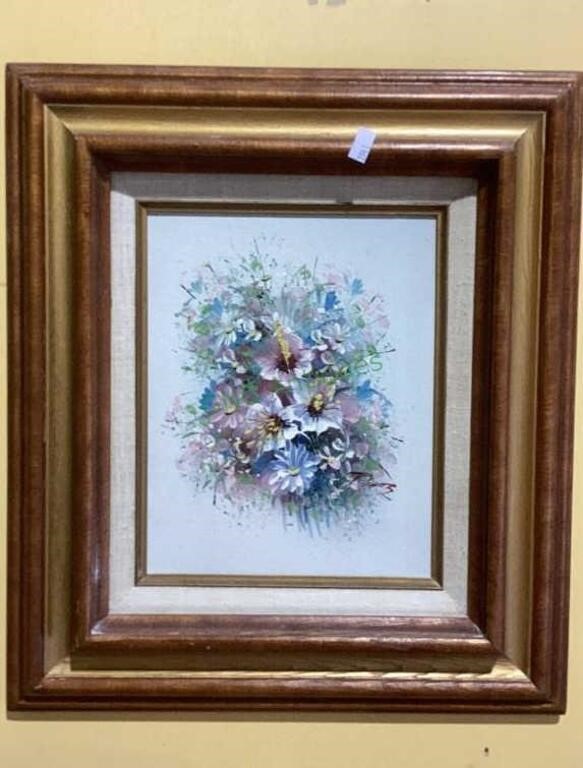 Beautiful original painting on board signed by