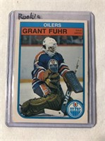 1982-83 Grant Fuhr Rookie Hockey Card