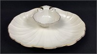 Lenox Shell Chip Cracker & Dip Tray