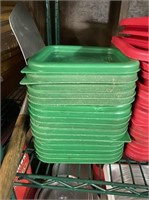CAMBRO green lids, 2 & 4qt (16)