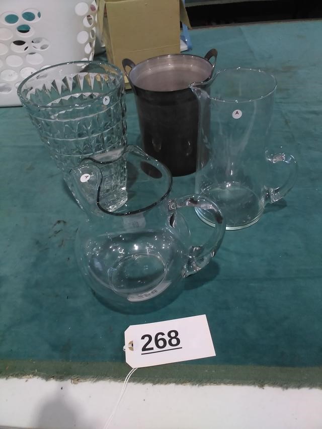 Glass Pitchers, Vase