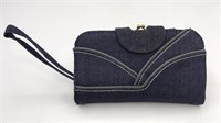 Denim Wristlet Wallet